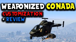 Weaponized Conada Customization  Review  GTA Online [upl. by Lanrev88]