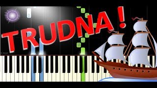 🎹 Bitwa szanty  Piano Tutorial TRUDNA wersja 🎵 NUTY W OPISIE 🎼 [upl. by Aisile]