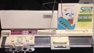 FOR SALE BROTHER KNITTING MACHINE ELECTROKNIT KH 950i ELECTRONIC SERVICED FREE SHIPPING [upl. by Innavoeg]