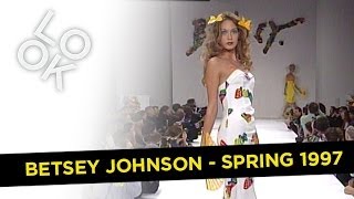 Fashion Flashback Betsey Johnson Spring 1997 [upl. by Lewendal]