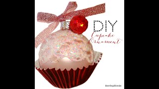 DIY Christmas Cupcake Ornaments [upl. by Jessy]