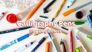 Best Calligraphy Pens For Beginners Blackletter Brush Lettering amp Copperplate [upl. by Johannah]