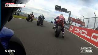 2024 Bennetts British Superbikes Round 5  Snetterton  Race 2 onboard highlights [upl. by Divad809]