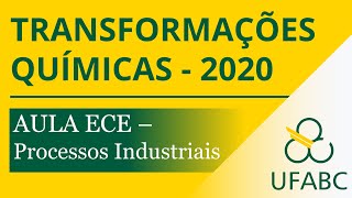 TQ2020 AULA ECE  PROCESSOS INDUSTRIAIS [upl. by Yarg322]