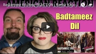 Badtameez Dil Song REACTION  Ranbir Kapoor Deepika Padukone  American Reaction [upl. by Constancy79]