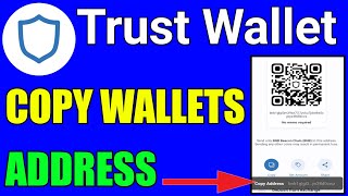 Trust Wallet me address kaise copy kare  Any Wallet Address Copy in trust Wallet  copy address [upl. by Selokcin]