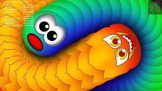 wormszoneio 🐍Giant slither top1  epic worms zone😍 best gameplay  lucky gamer [upl. by Nerrat]