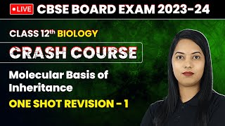 Molecular Basis of Inheritance  One Shot Revision Part 1  Class 12 Biology Crash Course Ch 5 [upl. by Brade]