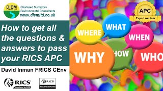 How to get all the questions amp answers to pass your RICS APC [upl. by Oah525]