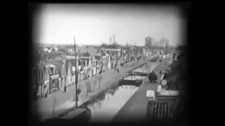 Drachten De demping van de Drachtster Vaart in 1968 [upl. by Atirehs]