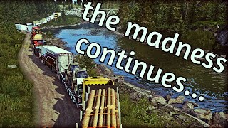 ETS2 Promods Multiplayer me revisiting the chaos after 151 was added to TruckersMp [upl. by Harmonie215]