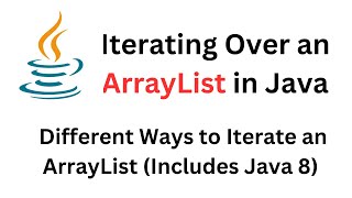 Iterating Over an ArrayList  Different Ways to Iterate an ArrayList Includes Java 8 java java8 [upl. by Ania]