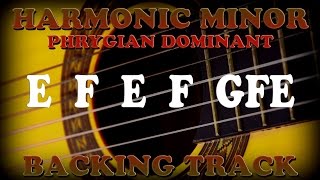 A Harmonic Minor E Phrygian Dominant Flamenco Backing Track [upl. by Esilahc198]