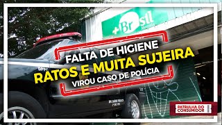 DENÚNCIA  RATOS NO SUPERMERCADO  VIROU CASO DE POLÍCIA [upl. by Thomasine]