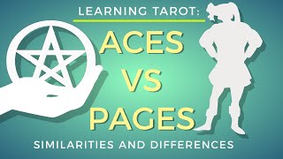 ACES VS PAGES IN TAROT [upl. by Eizzil]