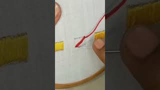 Satin Stitch Hand Embroidery Tutorial handembroidey [upl. by Quinlan]