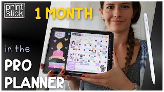 How I use my DIGITAL PLANNER on my iPad Pro  May in the Pro Planner  Planning Tips [upl. by Aridnere]