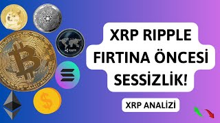 Xrp Ripple Fırtına Öncesi Sessizlikte Ripple Xrp Coin Analizi  Kripto Para amp Altcoin Yorumu [upl. by Enyalahs302]