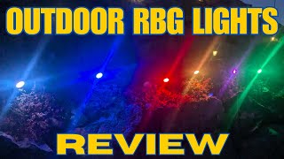 Unboxing and Review  Outdoor RGB Lights for Pathway or Spooks  2024 [upl. by Muryh]