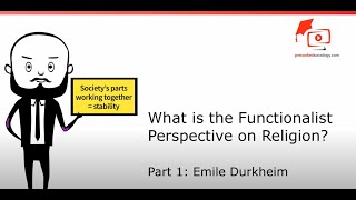 What is the Functionalist Perspective on Religion Emile Durkheim  ALevel Sociology [upl. by Zevahc]