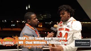 Football Gameplans 2017 Senior Bowl Interview  Chad Williams [upl. by Ditzel]