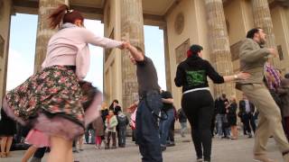 STROLL AND JIVE  flashmob  Berlin Germany April 2013 [upl. by Katzir678]