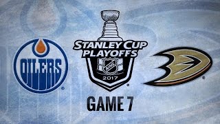 Ducks down Oilers in Game 7 move on to WCF [upl. by Eiroj]