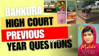 Bankura High Court Clerk Previous Year QuestionLDC UDC STENO GROUPD [upl. by Helms74]