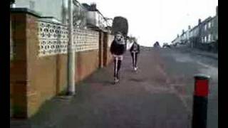 Girl Falls Off Scooter [upl. by Ruggiero]