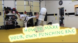 How to make a free standing punching bag [upl. by Vivi670]