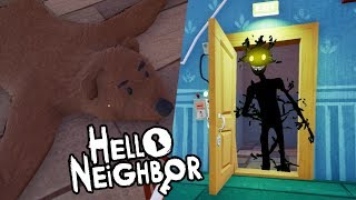 DESCUBRO EL OSO DEL VECINO Y LA PUERTA FINAL ABIERTA   HELLO NEIGHBOR BETA 3  DeGoBooM [upl. by Aaren470]