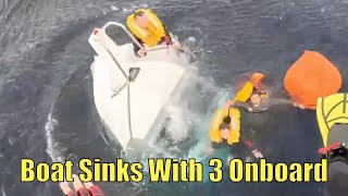 Boat Sinks While Shark Fishing  Boating News of the Week  Broncos Guru [upl. by Zwick]