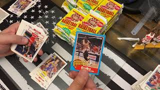 199091 Fleer Basketball Jumbo box break [upl. by Norword566]