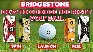 Which Bridgestone Golf Ball Is Best For Your Game [upl. by Niels554]