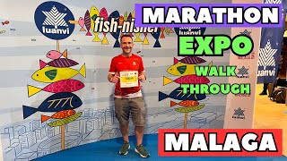 MALAGA RACE EXPO  Race Numbers amp Merchandise  1 of 3  runner vlog fitness race [upl. by Nirok]