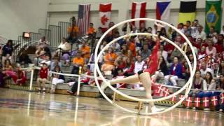 10th World Championships in Wheel Gymnastics Day 4 Senior Woman Spiral Final Kathrin Schad 1st place [upl. by Stoll]