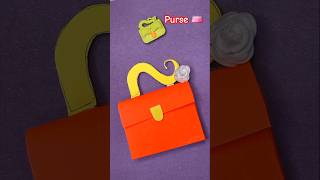 Easy Purse craft New Creative Craft ideas for kids Purse trending shorts viral craft youtube [upl. by Isiah]