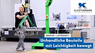 Messtechniker mit Superkräften  Unhandliche Bauteile mit Leichtigkeit bewett  INDEVA Liftronic® [upl. by Aniryt]