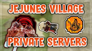 CODES Jejunes Village Private Server Codes  Jejunes Village Private Servers  Shindo Life  Pt 2 [upl. by Eimiaj522]