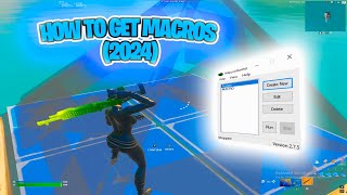 HOW TO GET MACROS IN FORTNITE 2024 [upl. by Annodahs]