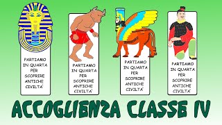 📖🔖 ACCOGLIENZA CLASSE QUARTA PRIMARIA  Segnalibri delle Antiche Civiltà 🐂🎎🏺 [upl. by Vatsug]