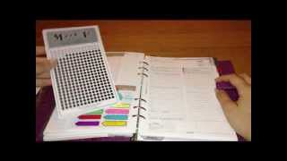 Filofax Home Binder Setup Part 1 Calendar Setup [upl. by Marutani]