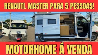 MOTORHOME RENAULT MASTER PARA 5 PESSOAS A VENDA [upl. by Chew939]