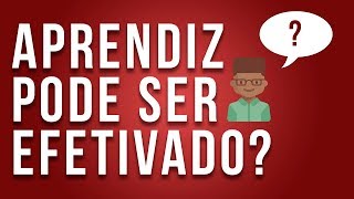 O JOVEM APRENDIZ PODE SER CONTRATADO APOS O TERMINO DO CONTRATO [upl. by Aleda]