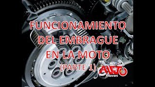 FUNCIONAMIENTO DEL EMBRAGUE EN MOTOS PARTE 1 [upl. by Ysabel]