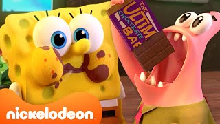 SpongeBob amp Patrick Try Their FIRST Chocolate Bar 🍫  Kamp Koral  Nickelodeon UK [upl. by Okeim]