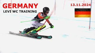 LEVI WC SL Training Sessions 2024  GERMANY W Wednesday [upl. by Dole670]