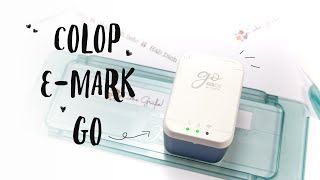 Vorgestellt Colop eMark Go  Unboxing und Setup [upl. by Hadeis628]