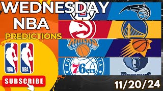 NBA Predictions Today 112024 NBA FREE PICKS and Betting Tips  NBA Picks Today [upl. by Winterbottom]