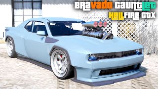 Bravado Gauntlet Hellfire CTX  GTA 5 Lore Friendly Car Mod  Download Link [upl. by Wendi]